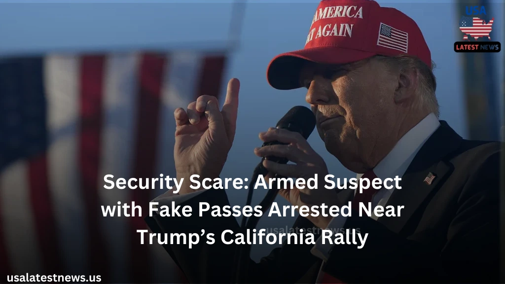 Armed Man Arrested Near Donald Trump Rally